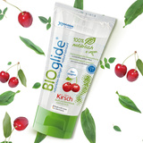 Natural Water-Based Cherry Flavored Lubricant Bioglide Cherry 80 ml JoyDivision
