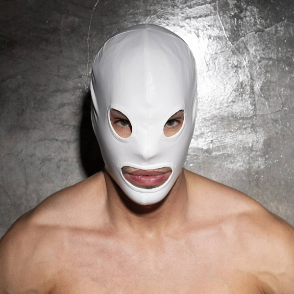 Maska Fetish Rub Mask White M/L Addicted