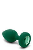  Vibrating Jewel Plug M/L Emerald Green b-Vibe