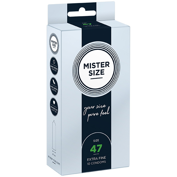 Condoms 47 Mm 10 Pieces Mister.Size