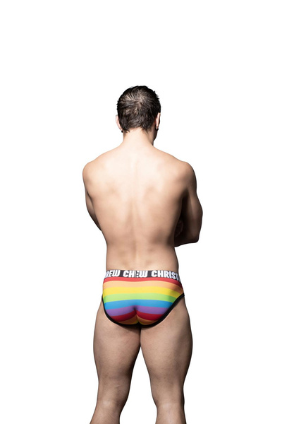 Andrew Christian Pride Stripe Brief Multi S