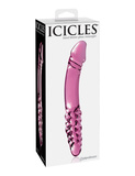 Icicles No. 57 скляне ділдо рожеве