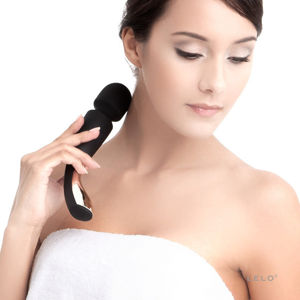 Wibrator Różdżka Smart Wand Medium Black Lelo