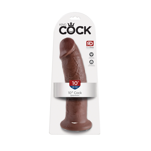 Дилдо King Cock 10 Brown Pipedream