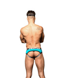 Andrew Christian CoolFlex Modal Active Jock w/ Show-It Teal S