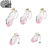 Pas cnoty Guardian Chastity Cage Clear Size 2 CELLMATE