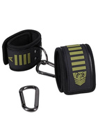 Kajdanki Tactical Ankle Cuffs Black/Green Fort Troff