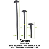Brutus Gut Snake Liquid Silicone Plug Black L