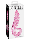 Icicles No. 24 скляне ділдо рожеве