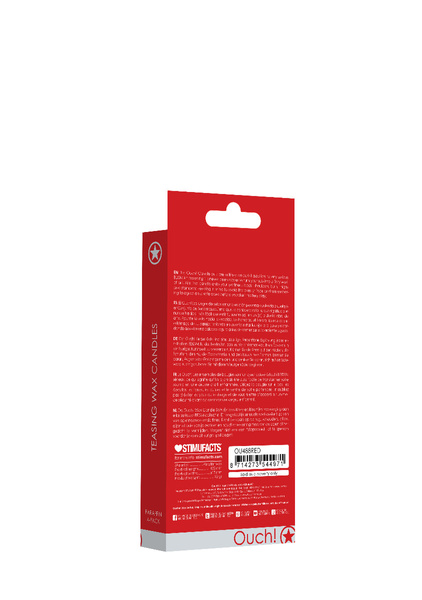 Ouch! Teasing Wax Candles 4-pack Red