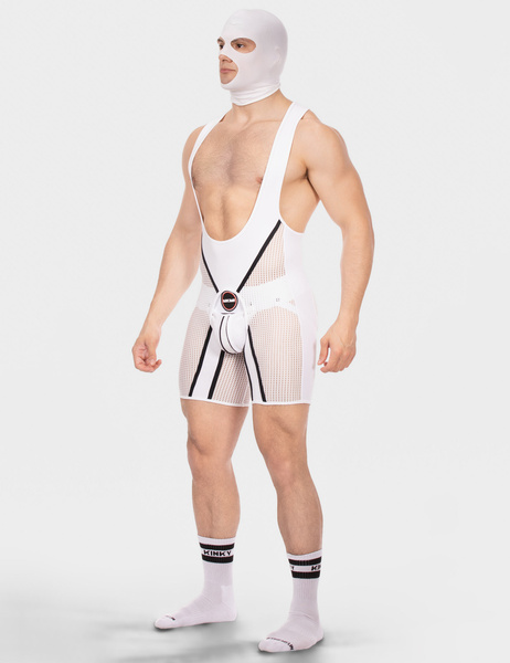 Face Mask Tase White Barcode