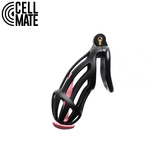 Pas cnoty Centurion Chastity Cage Black Size 4 CELLMATE