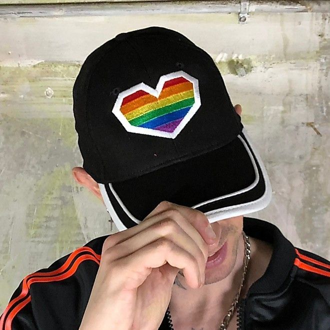 Bejsbolówka z tęczą Boxer X-Baseball Cap Rainbow 