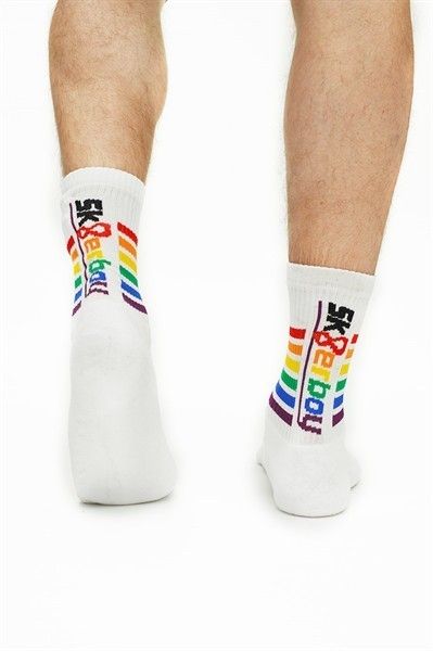 Tęczowe skarpety Sk8erboy PRIDE Socks