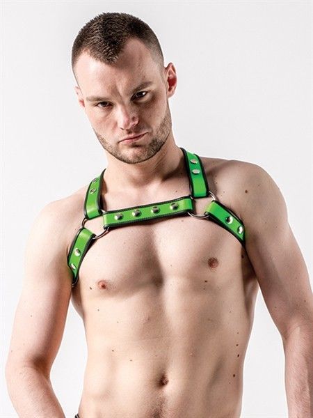 X-Back Harness Premium Neon Green-Black