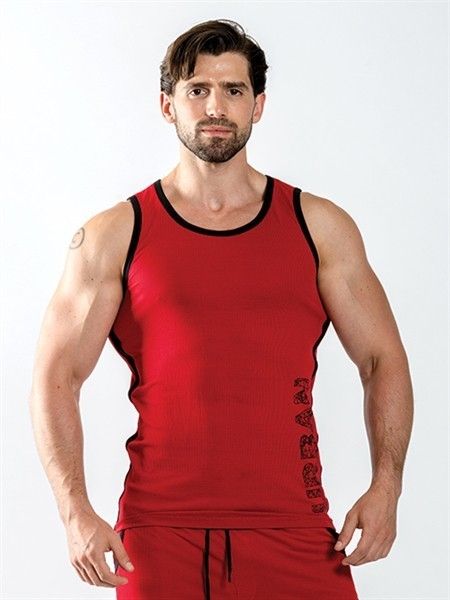 MrB URBAN Manchester Tank Top Red XL