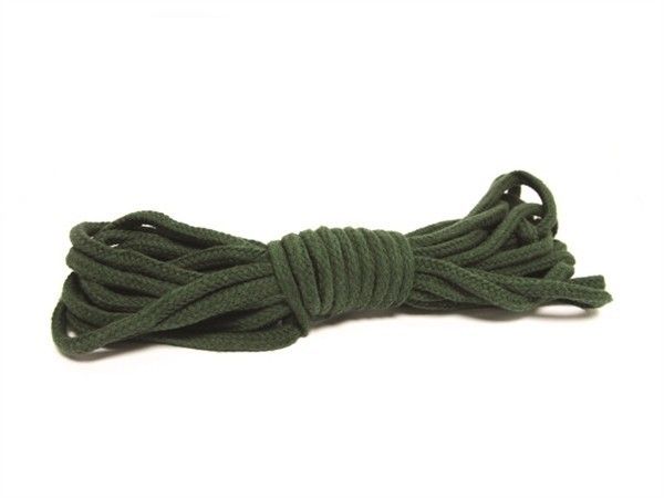 MrB Bondage Bondage Rope Cotton 10m Green Bawełniana lina zielona