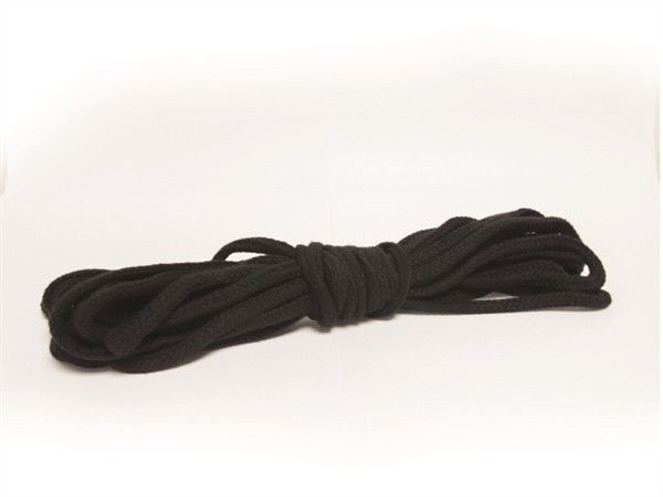 MrB Bondage Bondage Rope Cotton 10m Black Bawełniana lina czarna