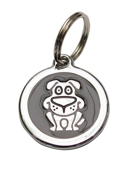 Zawieszka MrB Puppy Dog Tag Black Silver