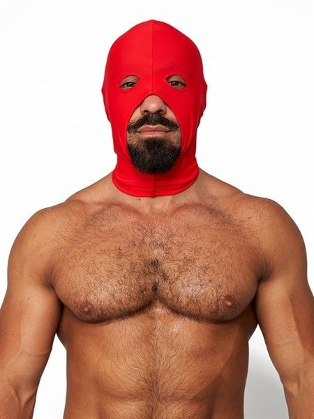 MrB Lycra Cocksucker Hood Red