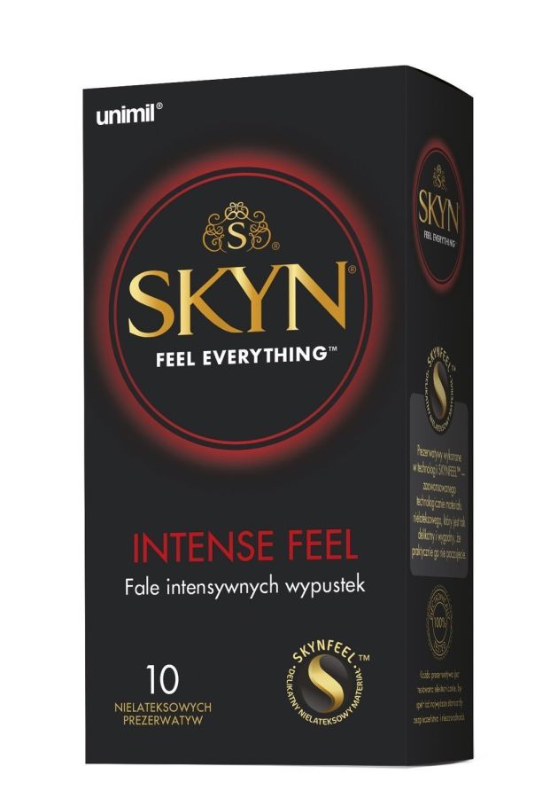 Prezerwatywy nielateksowe Unimil Skyn Intense Feel 10 szt