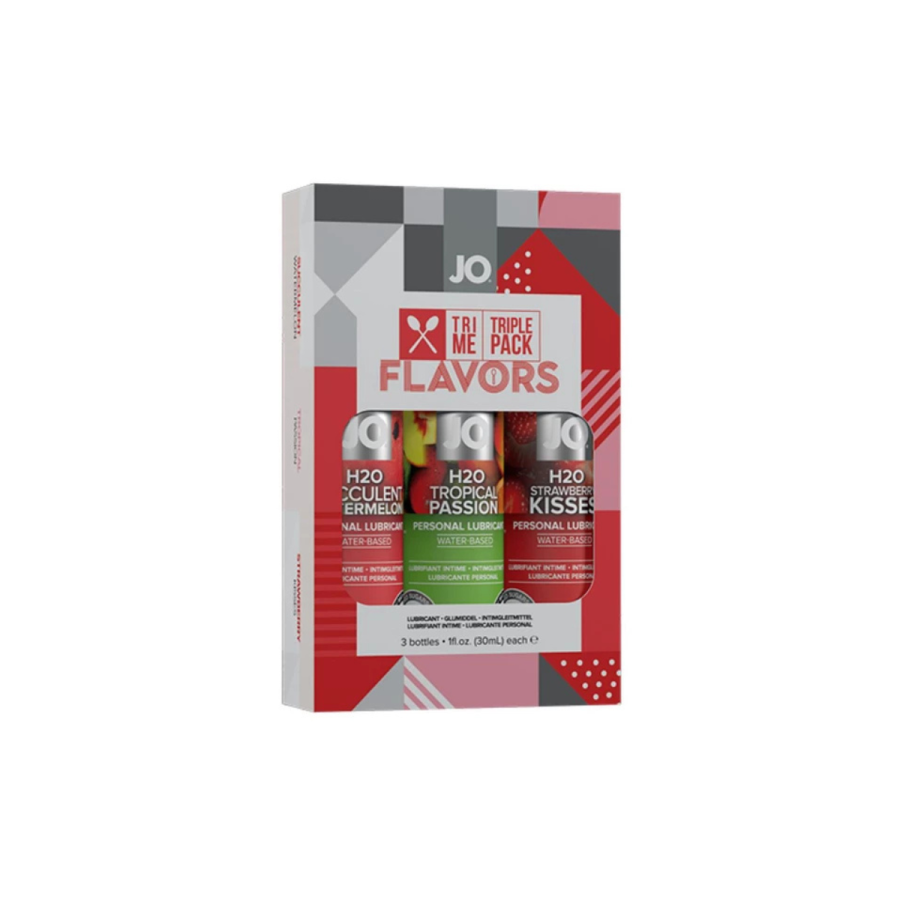 System JO - Flavors Lubrykant zestaw 3 x 30 ml