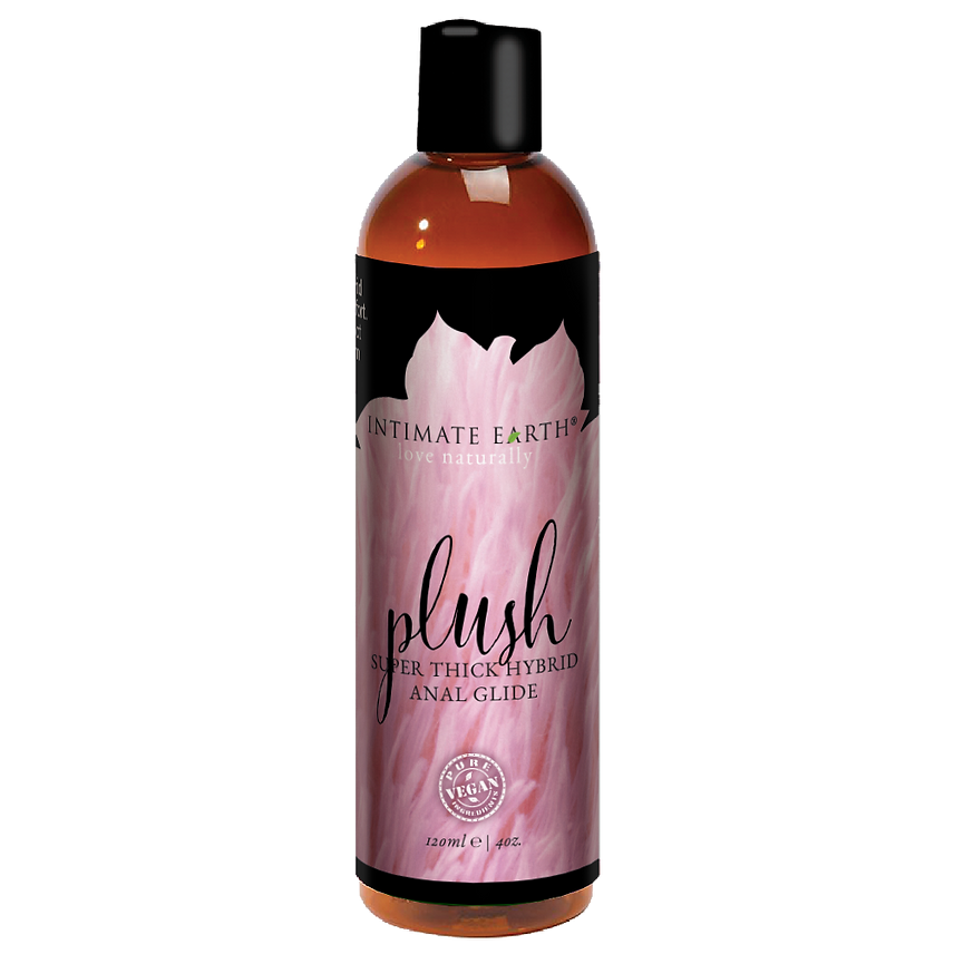 Hybrydowy lubrykant analny o kremowej konsystencji Intimate Earth Plush Hybrid Anal 120ml