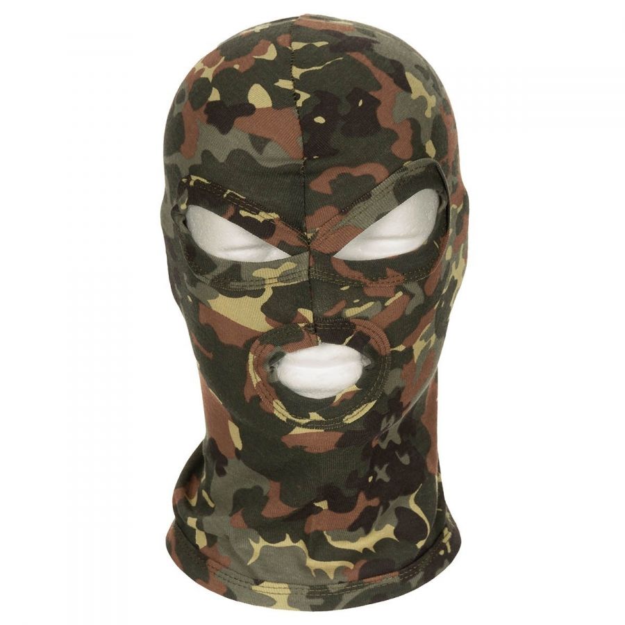 The Red Cotton Hood Camouflage - bawełniany kaptur militarny wzór niemiecki