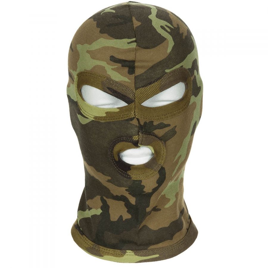 The Red Cotton Hood Balaclava - klasyczny bawełniany kaptur militarny 