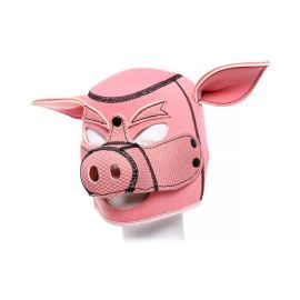 Neoprenowa maska prosiaka Generique Pig Hood Pink