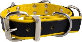 Slave Collar 4 D-Rings (Yellow/żółty)