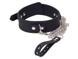 Biothane Slave Collar with Leash obroża ze smyczą