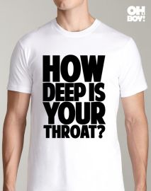 Koszulka z autorską grafiką Oh,boy! Deepthroat L