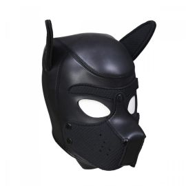 Neoprenowa psia maska Fukr Puppy Neoprene Hood Black