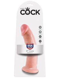 King Cock 9" Cock dildo cieliste 23cm