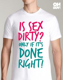 Koszulka z autorską grafiką Oh,boy! Dirtysex