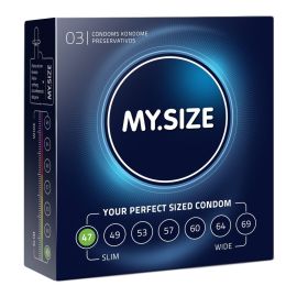 Prezerwatywy lateksowe z możliwością doboru rozmiaru My.Size Natural Latex Condom 3szt