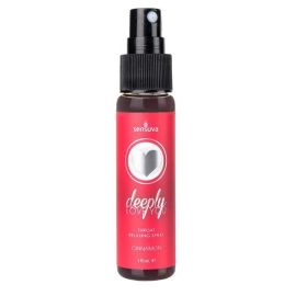 Spray do seksu oralnego Sensuva Throat Relaxing Spray Cinnamon