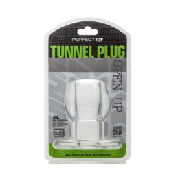Ass Tunnel Plug Silicone TPR Extra Large (przeźroczysty)