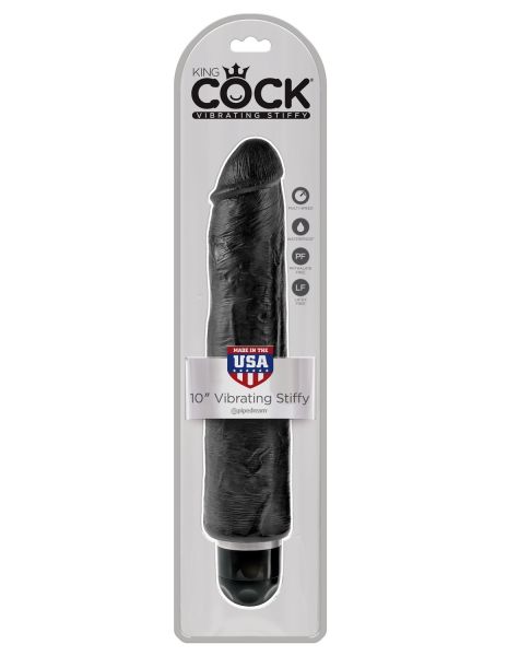 Realistyczny wibrator 25cm King Cock 10 Inch Vibrating Stiffy 