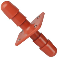 Vac-U-Lock Double Dong Plug konektor z uchwytem do dild