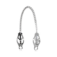 Japanese Clover Nipple Clamps Silver Brutus
