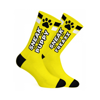 Skarpetki SneakFreaxx Woof Puppy Socks Yellow
