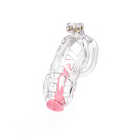 Pas cnoty Guardian Chastity Cage Clear Size 4 CELLMATE