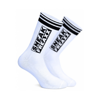 Skarpetki SneakFreaxx Fuck Me Socks White-Black