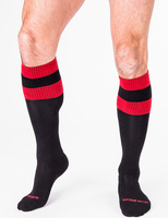 Podkolanówki Football Socks Black-Red L/Xl Barcode Berlin