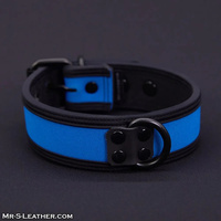 Neo Bold Color Puppy Collar Cobalt L-Xxl Mr-S-Leather