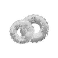 Pierścienie erekcyjne Truckt Cockring 2 pcs Clear Oxballs 