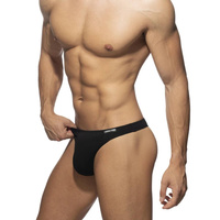 Stringi męskie Addicted Cotton Thong Black M