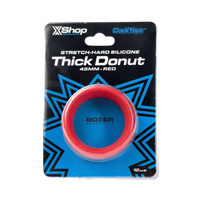 Stretch-Hard - Silicone Red Thick Donut 45Mm Boxer Barcelona